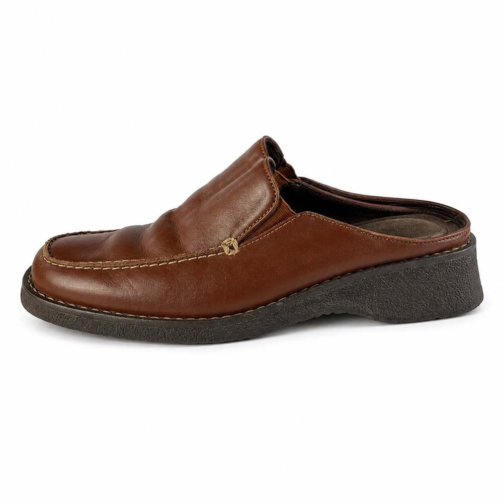 G.H. Bass & Co. Tiona Leather Slip-On Mules Women’s Size 6.5